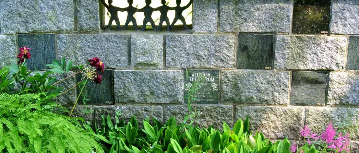 Robinson Memorial Park Niche Wall Detail